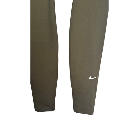 NWT Nike XS Womens Dri-Fit Olive Green High-Waisted Leggings Polyester & Spandex - Picture 14 of 16